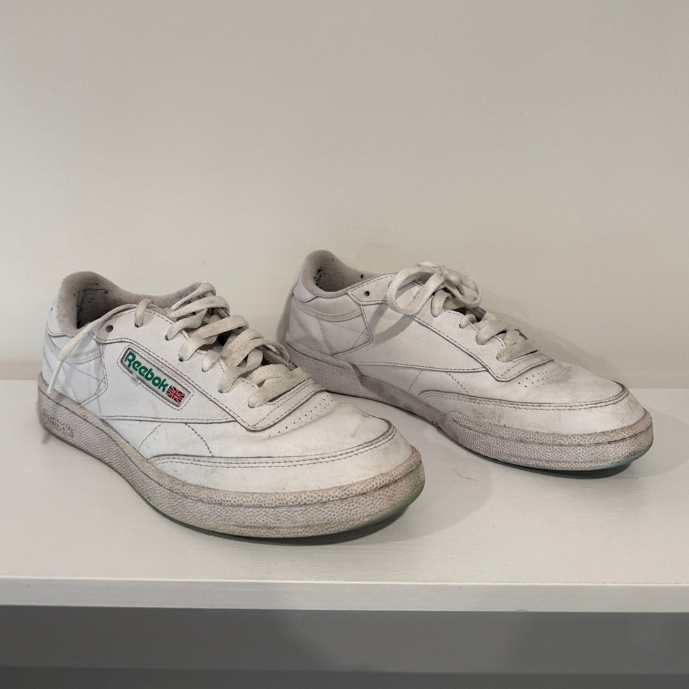 Reebok Club C white sneakers, size 8.5mens